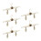 Travel Clothes Hanger With Nonslip Designs Foldable Plastic-5 1