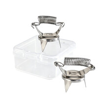 Ergonomic Ceramic Dipping Thumb Tongs Tool Stainless Steel