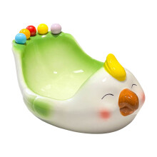 Unique Bird Design Fruit Tray With 5 Forks For Kitchen