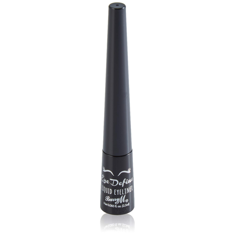 Barry M Black Cosmetics Eye Define Liquid Eyeliner, Ebony
