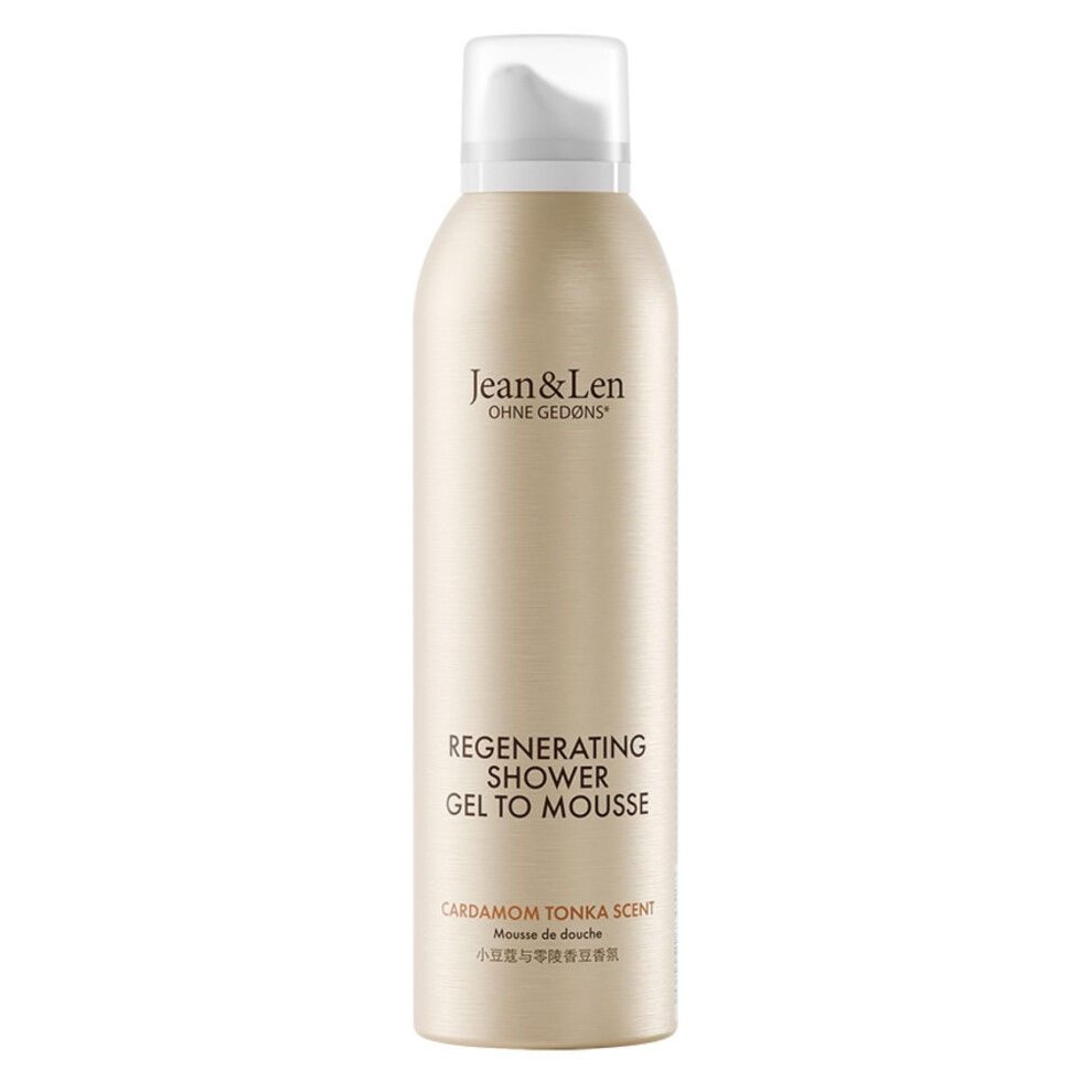 Jean & Len Shower Soufflã© Cardamom & Tonka, Almond, Jojoba And Babussa Oil, For A Fragrant Cleansing Experience, For Normal To Dry Skin, Shower Foam,