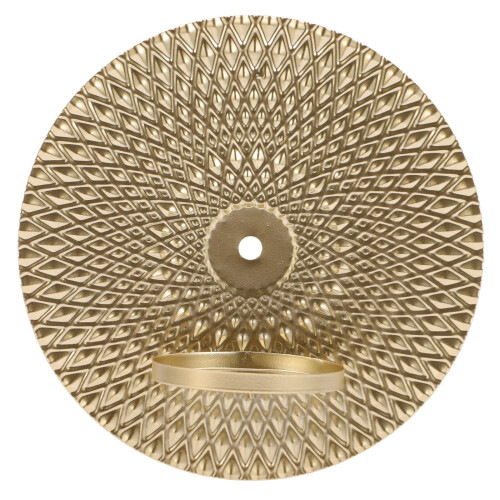 Iron Wall Candle Holder – Round Sconce for Tealights