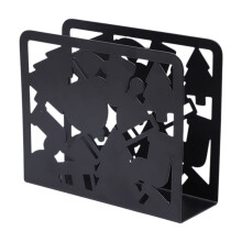 Metal Napkin Holder – Hollow Design, Upright Tissue
