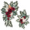 2pcs Rustic Artificial Wedding Arch Flowers 1