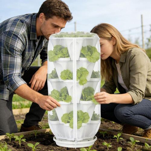 Plant Protective Bag Cover Netting Mesh for Fruit Vegetable-L 2