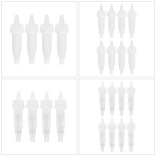 Easy Press Spring Operated Liquid Dispenser Pump-Clear 8 pieces