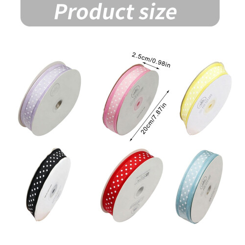 Versatile 2.5cm Wide Organza Ribbon For Gift Packaging-Black 2
