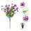 Fleur artificielle de Simulation avec fil de fer-Violet 2