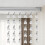30 Pack Ceiling Mounted Curtain Track Roller System Plastic and 2
