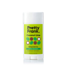 Pretty Frank Natural Aluminum-Free Deodorant Stick, Baking Soda-Free, Coconut Lime (1-Pack) | Sensitive Skin Friendly, Effective Odor Control for Wome