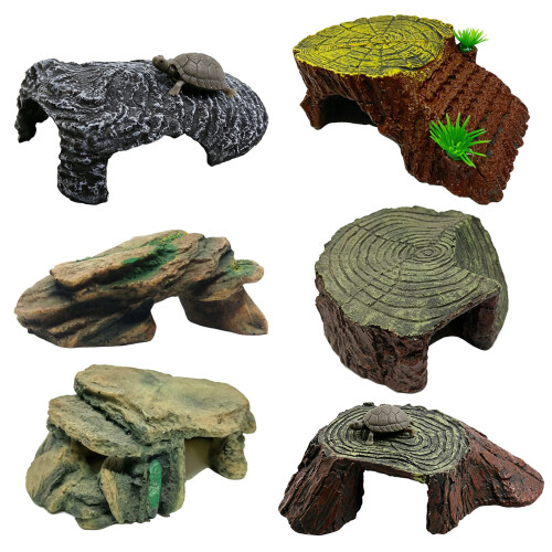 Stable Nonslip Turtles Sunning Platform with Climbing-GT003 1