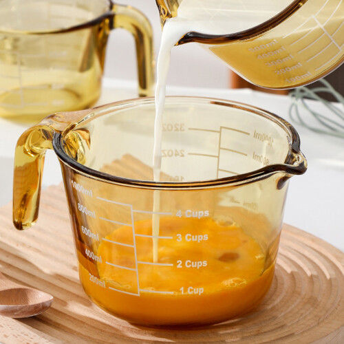 Premium Heatproof Glass Measuring Cup With Comfortable-500ml 2