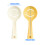 Functional Plastic Rice Scoops That Standing On-Yellow 4