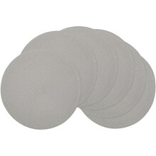 Round Braided Placemats 15 inch Pack of 6