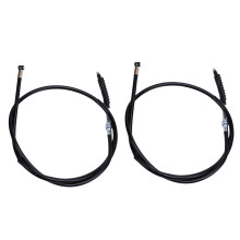 2 Stück schwarze Kupplungszüge 1100mm 43,3in 110ml-250ml