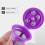 Stainless Steel Coffee Pods Replacement For Single-Purple 3PCS 7
