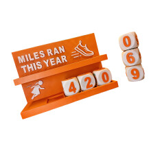 Elegant Running Distance Counter for Enhances Home-Orange