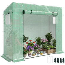 Invernadero Verde 200 x 76 x 168 cm