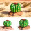 Artificial Greenery Plant Fake Cacti for Sand Table Landscape 7