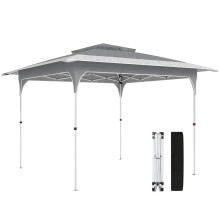 Carpa Plegable Gris 352 x 352 x 278 cm