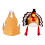 Wasbare Thanksgiving-kostuumaccessoirehoed voor leuke-kalkoen 2