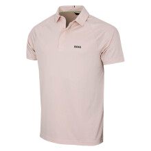(XL, Light Pastel/Orange) Hugo Boss Mens Active Moisture Management 4 Way Stretch Comfy Polo Shirt
