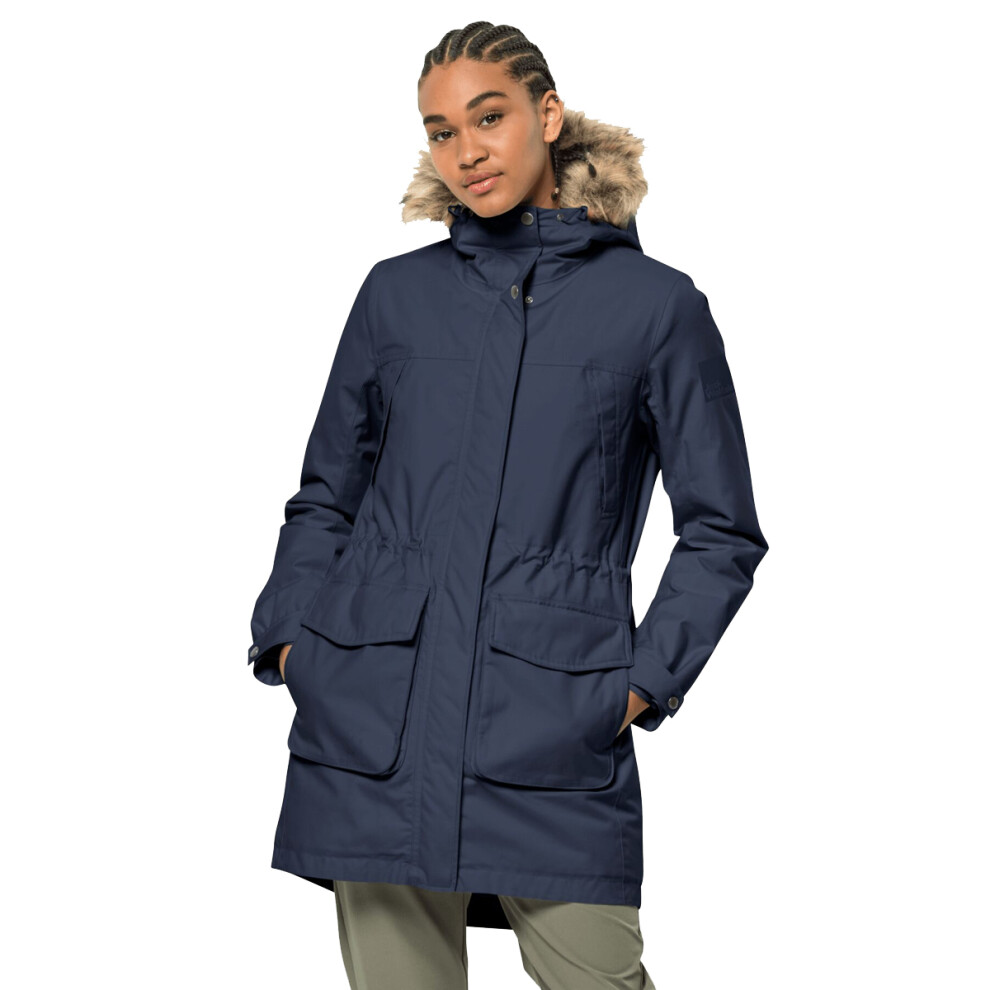 Jack Wolfskin Winterfrost Insulated Waterproof Sustainable Jacket Blue