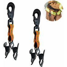 Robuuste nylon handschoenclip voor hulpdiensten, dubbelzijdig ontwerp, werkhandschoenhouder met functionele handschoenriem voor brandweerlieden,