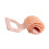 Long Handle Silicone Bath Scrubber With Ergonomic Grip-Pink 1