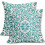 Fețe de pernă din in Aqua Boho 20x20in – Set de 2 1