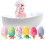 Exciting Dinosaurs Egg Shower Bomb That Melt Into Rainbows-Blue 6
