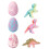 Exciting Dinosaurs Egg Shower Bomb That Melt Into Rainbows-Blue 7