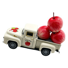 Truck Decors with Mini Fake Apples Apples Decorations for-White