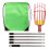Adjustable Rod Long Handle Avocados Grabber Tree Fruit-Red 2m 1