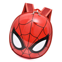 Mochila de carcasa dura con diseño de dibujos animados, roja, 5 L, jardín de infancia