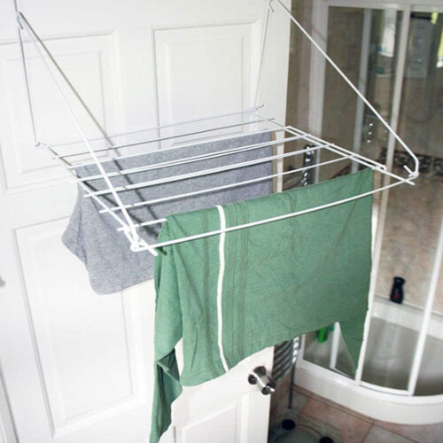 White Utility Airer | Radiator & Wall Mounted Drying Rack 1