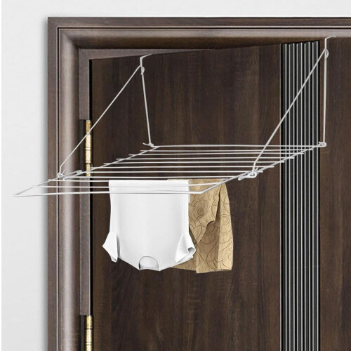 White Utility Airer | Radiator & Wall Mounted Drying Rack 2