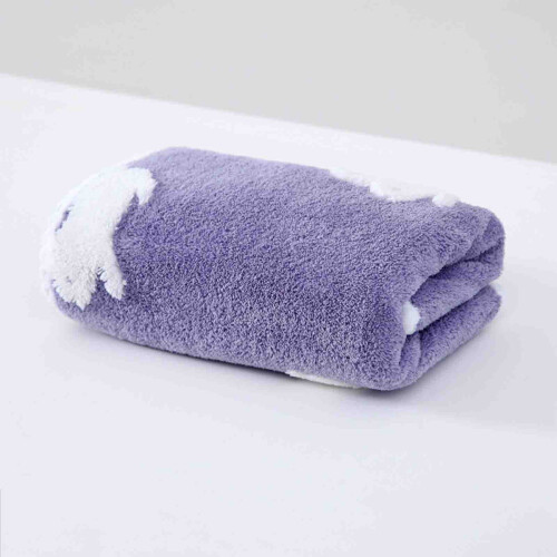 Rabbit Jacquard Velvet Hand Towel 75x35cm