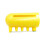 Ergonomic Knitting Thimble Craft Of Sturdy ABS Plastic-Yellow 1