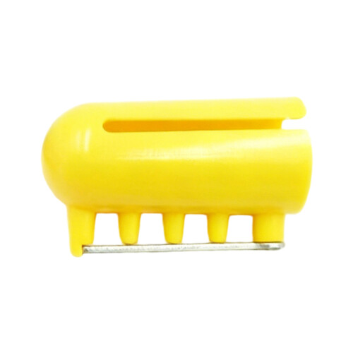 Ergonomic Knitting Thimble Craft Of Sturdy ABS Plastic-Yellow