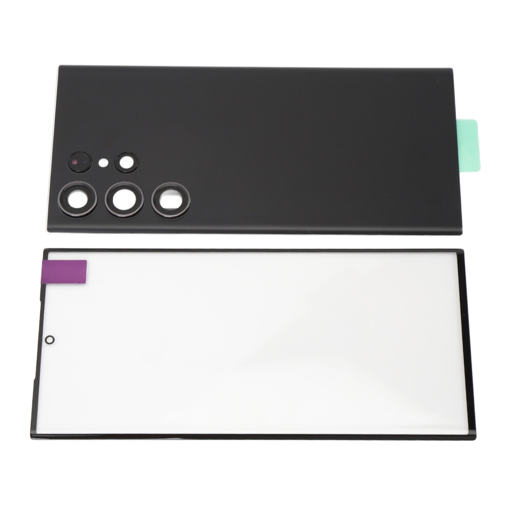 S23 Ultra 5G Front Outer Lens Glass Back Cover Kit 3421393907375