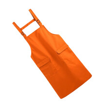Professionelle Kochschürze aus Polyester,-oranische Farbe