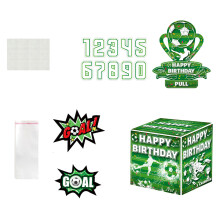 Colorful Soccer Themed Party Decorations Money Gift-Design C