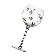 Champagne Glass Red Wine Cup for Home and Restaurant- floral