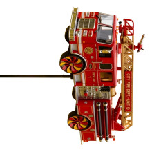 Moving Emergency Vehicle Metal Yard Art For Home And Garden