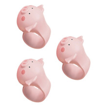 3 Teile/los Weiche Piggy Style Türgriff Stoßstangen Für-Rosa