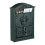 Vintage Letterbox with Lock - Nostalgic Post Box 1