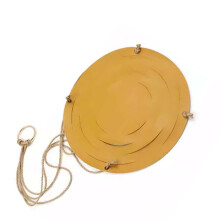 Support de Pot de fleur suspendu pour plantes, ornement-Jaune L