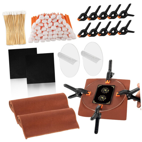 166Pcs Complete Trading Card Care Tool Includes Flattening Tool