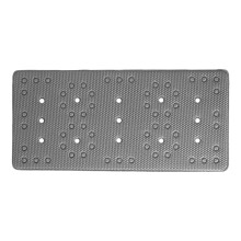 Shower Mat PVC Foam Bath Base Multiple Suction Cups Help-grey